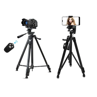 Giá đỡ gậy chụp hình 3 chân Tripod 3.388 remote, kéo cao 1.5m, xoay 360 - chỉ 180k cực rẻ