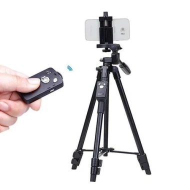 Giá đỡ gậy chụp hình 3 chân Tripod 3.388 remote, kéo cao 1.5m, xoay 360 - chỉ 180k cực rẻ