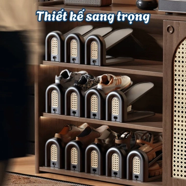 Giá Đỡ Giày Dép Thông Minh 2 Tầng Xếp Gọn, Điều Chỉnh Độ Cao, Tiết Kiệm Diện Tích, Giá Chỉ 59k - Thiết Kế Thông Minh Dễ Dùng 7