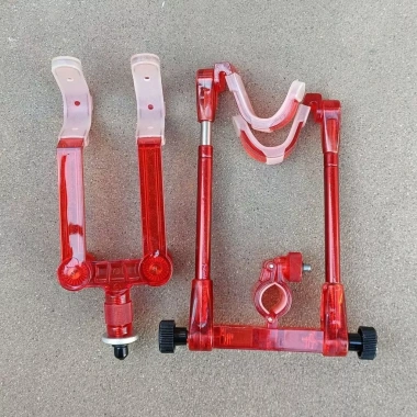 Giá đỡ hai vòng mới, đầu móng vuốt treo sau, tháo rời, điều chỉnh độ sáng polycarbonate
