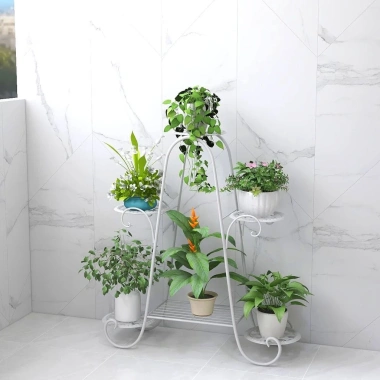 Giá đỡ hoa sắt kệ mọng nước xanh lá, phong cách Châu Âu, đa lớp cho phòng khách và ban công - Giá chỉ 184.188₫