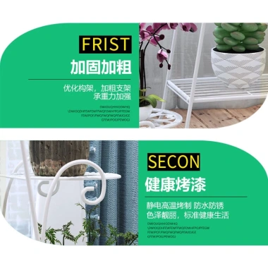 Giá đỡ hoa sắt kệ mọng nước xanh lá, phong cách Châu Âu, đa lớp cho phòng khách và ban công - Giá chỉ 184.188₫
