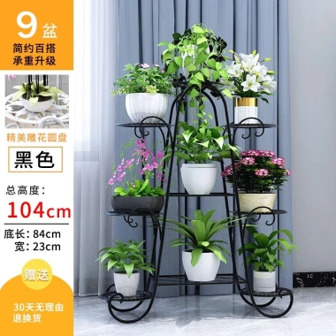Giá đỡ hoa sắt kệ mọng nước xanh lá, phong cách Châu Âu, đa lớp cho phòng khách và ban công - Giá chỉ 184.188₫