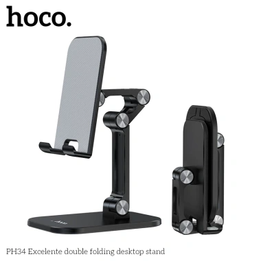 Giá đỡ Hoco PH34 để bàn gập gọn - Kẹp điện thoại & máy tính bảng, dễ dùng, 130.000 VND 5