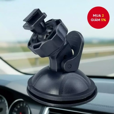 Giá đỡ hút chân không 360° điều chỉnh cho camera hành trình ô tô, chỉ 34.100₫