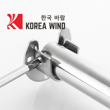 Giá đỡ inox đa năng treo quần áo, mặt bích và kệ ống tròn - Chỉ 16.100đ