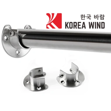 Giá đỡ inox đa năng treo quần áo, mặt bích và kệ ống tròn - Chỉ 16.100đ