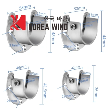 Giá đỡ inox đa năng treo quần áo, mặt bích và kệ ống tròn - Chỉ 16.100đ