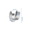 Giá đỡ inox đa năng treo quần áo, mặt bích và kệ ống tròn - Chỉ 16.100đ 6