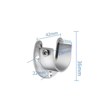 Giá đỡ inox đa năng treo quần áo, mặt bích và kệ ống tròn - Chỉ 16.100đ