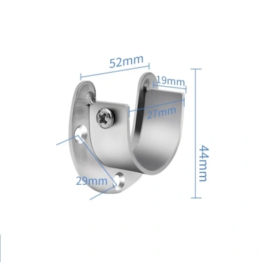 Giá đỡ inox đa năng treo quần áo, mặt bích và kệ ống tròn - Chỉ 16.100đ