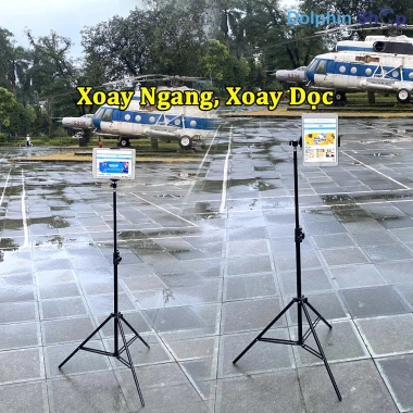 Giá Đỡ iPad 2in1 Kẹp Điện Thoại + Gắn Chân Máy Ảnh Tripod - Chỉ 60.000đ