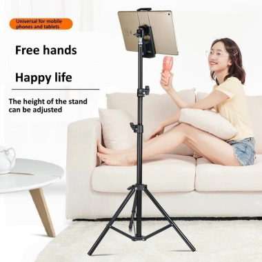 Giá Đỡ iPad 2in1 Kẹp Điện Thoại + Gắn Chân Máy Ảnh Tripod - Chỉ 60.000đ