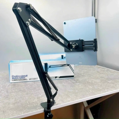 Giá đỡ iPad, điện thoại HSON: Kẹp đầu giường, bàn xoay 360°, mọi góc - 47.000đ