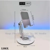 Giá đỡ iPad, điện thoại, máy tính bảng nhôm: chân đế xoay 360 2 tầng gấp gọn 250k 9