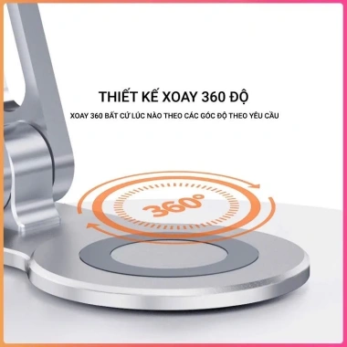 Giá đỡ iPhone và iPad xoay 360 độ hợp kim nhôm - Tiện lợi, chỉ 109.000₫