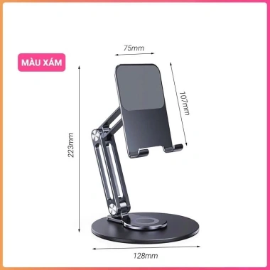 Giá đỡ iPhone và iPad xoay 360 độ hợp kim nhôm - Tiện lợi, chỉ 109.000₫