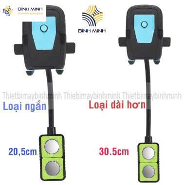 Giá đỡ kẹp điện thoại có đế nam châm xoay 360, chống sốc, tiện lợi cho may - 58.000₫