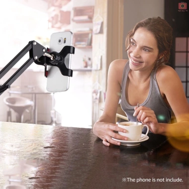 Giá đỡ kẹp điện thoại đa năng - Livestream, quay video, học online, giải trí - 138.500₫