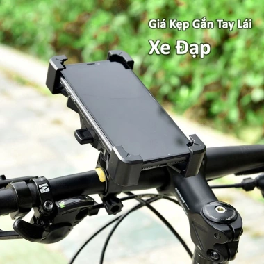 Giá Đỡ Kẹp Điện Thoại Gắn Xe Đạp và Xe Máy Vô Cùng Chắc Chắn Giá chỉ 55.000₫ 2
