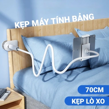 Giá đỡ kẹp điện thoại gường ngủ 360 - Xem phim, lướt web an tâm cả đêm, giảm 16% 7