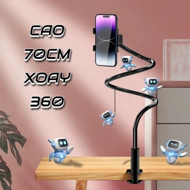 Giá đỡ kẹp điện thoại gường ngủ 360 - Xem phim, lướt web an tâm cả đêm, giảm 16% 8