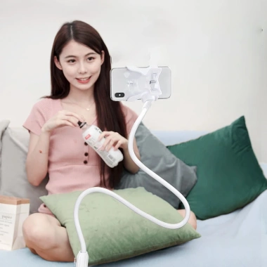 Giá đỡ kẹp điện thoại iPad máy tính bảng 138cm xoay 360 độ uốn mọi kiểu livestream quay video 109.000₫