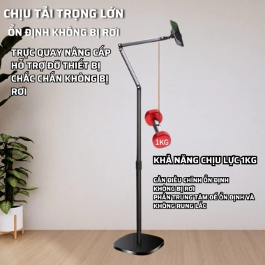 Giá đỡ kẹp điện thoại L01 - Tripod chắc chắn, kèm remote, gậy quay livestream và selfie 299k
