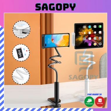 Giá đỡ kẹp điện thoại S P xoay 360° hỗ trợ xem phim, livestream, quay video