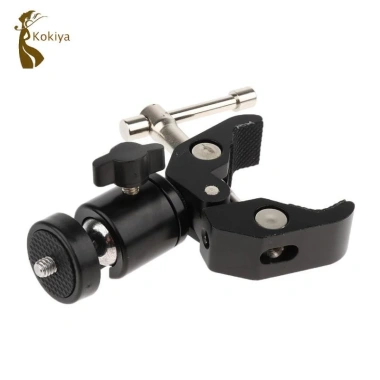 Giá đỡ kẹp máy ảnh KokiYa, kẹp tay 1/4-20, bộ chuyển đổi giày nóng màn hình, đèn LED Flash - giảm 20% 2