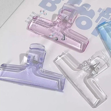 Giá đỡ kẹp tập tin AWNGD Kẹp trong suốt đa màu sắc, hộp acrylic, văn phòng phẩm học tập, giảm giá 27,280₫ 4