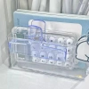Giá đỡ kẹp tập tin AWNGD Kẹp trong suốt đa màu sắc, hộp acrylic, văn phòng phẩm học tập, giảm giá 27,280₫ 7