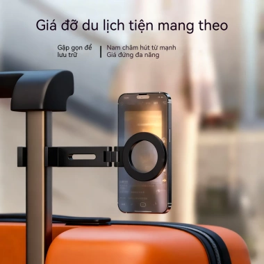 Giá đỡ kẹp từ tính QIANGTS – Chân máy xoay 360°, điện thoại ngoài trời, 66.999₫