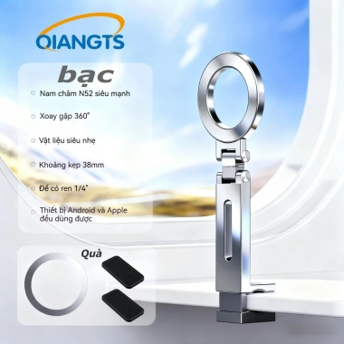 Giá đỡ kẹp từ tính QIANGTS – Chân máy xoay 360°, điện thoại ngoài trời, 66.999₫ 7 Giá đỡ kẹp từ tính QIANGTS – Chân máy xoay 360°, điện thoại ngoài trời, 66.999₫ 7