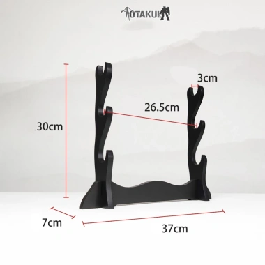 Giá Đỡ Kiếm Gỗ Đen 1-4 Tầng - Kệ Gác Kiếm Đa Tầng Giá Ưu Đãi 65.000đ