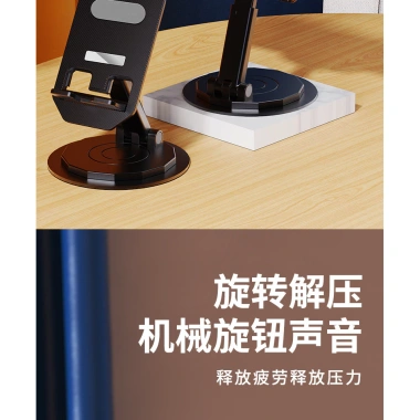 Giá đỡ kim loại xoay 360° cho điện thoại & máy tính bảng ALOM - Bền, còn 56.022₫