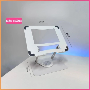 Giá đỡ Laptop 360 độ xoay, Đế tản nhiệt hợp kim Thép K95 Macbox - Chỉ 195.900 VND
