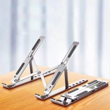Giá Đỡ Laptop Hợp Kim Nhôm Gấp Gọn Có Quạt Tản Nhiệt - Giá 150k Giảm Giá 9