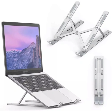 Giá Đỡ Laptop Hợp Kim Nhôm Gấp Lại 12-15.6 inch cho MacBook, Ultrabook, iPad - Giá 79.000 VND