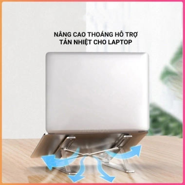 Giá đỡ laptop, MacBook, iPad nhôm AUROA điều chỉnh độ cao, tản nhiệt, chỉ 119.671₫