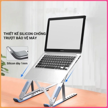 Giá đỡ laptop, MacBook, iPad nhôm AUROA điều chỉnh độ cao, tản nhiệt, chỉ 119.671₫ 3 Giá đỡ laptop, MacBook, iPad nhôm AUROA điều chỉnh độ cao, tản nhiệt, chỉ 119.671₫ 3