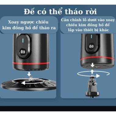 Giá đỡ livestream Gimbal AI nhận diện khuôn mặt - Tripod 3 Bubzone giảm còn 309.000đ 8