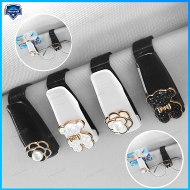 Giá Đỡ Mắt Kính & Thẻ Gắn Tấm Che Nắng Xe Hơi - Nhỏ Gọn Tiện Lợi, Giá 18.150₫