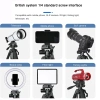 Giá đỡ máy ảnh, chân quay điện thoại Tripod 360 độ nhôm cao cấp 1.4/1.7m kèm đèn bổ sung - Giá 177.600 VND 7