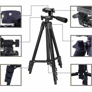 Giá đỡ máy ảnh và điện thoại Tripod TF 3.120 kèm remote chống rung, giá 22.000đ