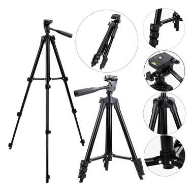 Giá đỡ máy ảnh và điện thoại Tripod TF 3.120 kèm remote chống rung, giá 22.000đ