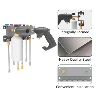 Giá đỡ máy rửa áp lực Hrtyvhin - Treo tường, hỗ trợ bọt, giảm còn 389.615₫ 4 Giá đỡ máy rửa áp lực Hrtyvhin - Treo tường, hỗ trợ bọt, giảm còn 389.615₫ 4