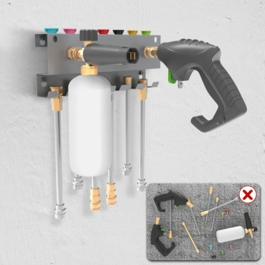 Giá đỡ máy rửa áp lực Hrtyvhin - Treo tường, hỗ trợ bọt, giảm còn 389.615₫