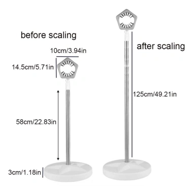 Giá đỡ máy sấy tóc 2 trong 1 đa chức năng nhựa bền, điều chỉnh, kèm giá phơi quần áo - 186.890₫ 2