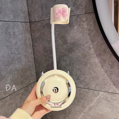 Giá Đỡ Máy Sấy Tóc Dán Tường Tiện Lợi, Kèm Phụ Kiện Nơ Xinh Giá 79.200đ 4
